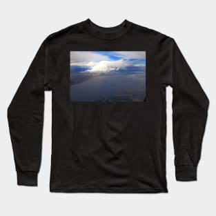 sky. lisbon and tagus river Long Sleeve T-Shirt